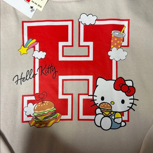 Hello Kitty Women’s Beige Sweatpants with Red Accents - Picture 2 of 8